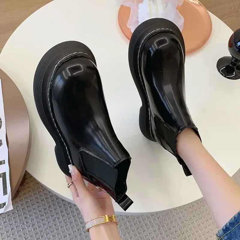 Botas Chelsea Mujer Cómodas Punta Redonda