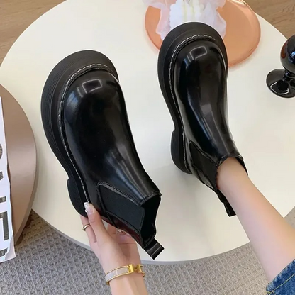 Botas Chelsea Mujer Cómodas Punta Redonda