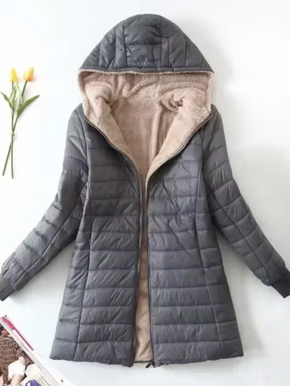 Chaqueta Felpa Suave y Caliente