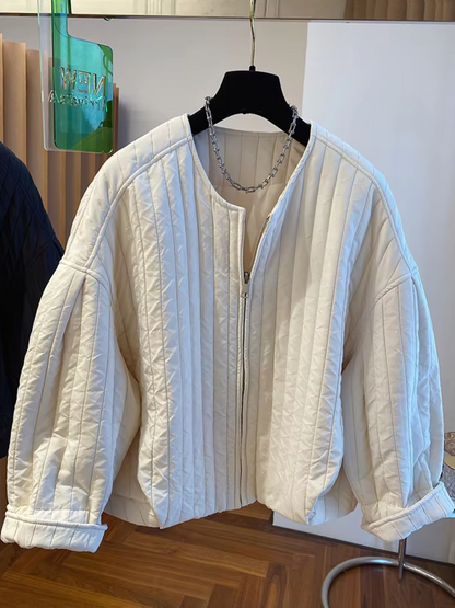 Chaqueta Acolchada Abrible Cálido Invierno