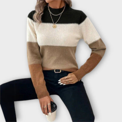 Jersey Mujer Invierno Manga Larga Cuello Redondo