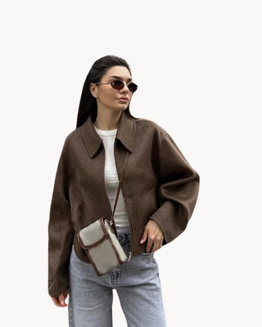 Chaquetilla Mujer Estilo Urbano Delgado - Vestiria