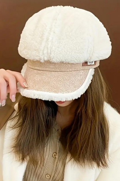 Gorra de Mujer Felpa Suave Corte Octogonal