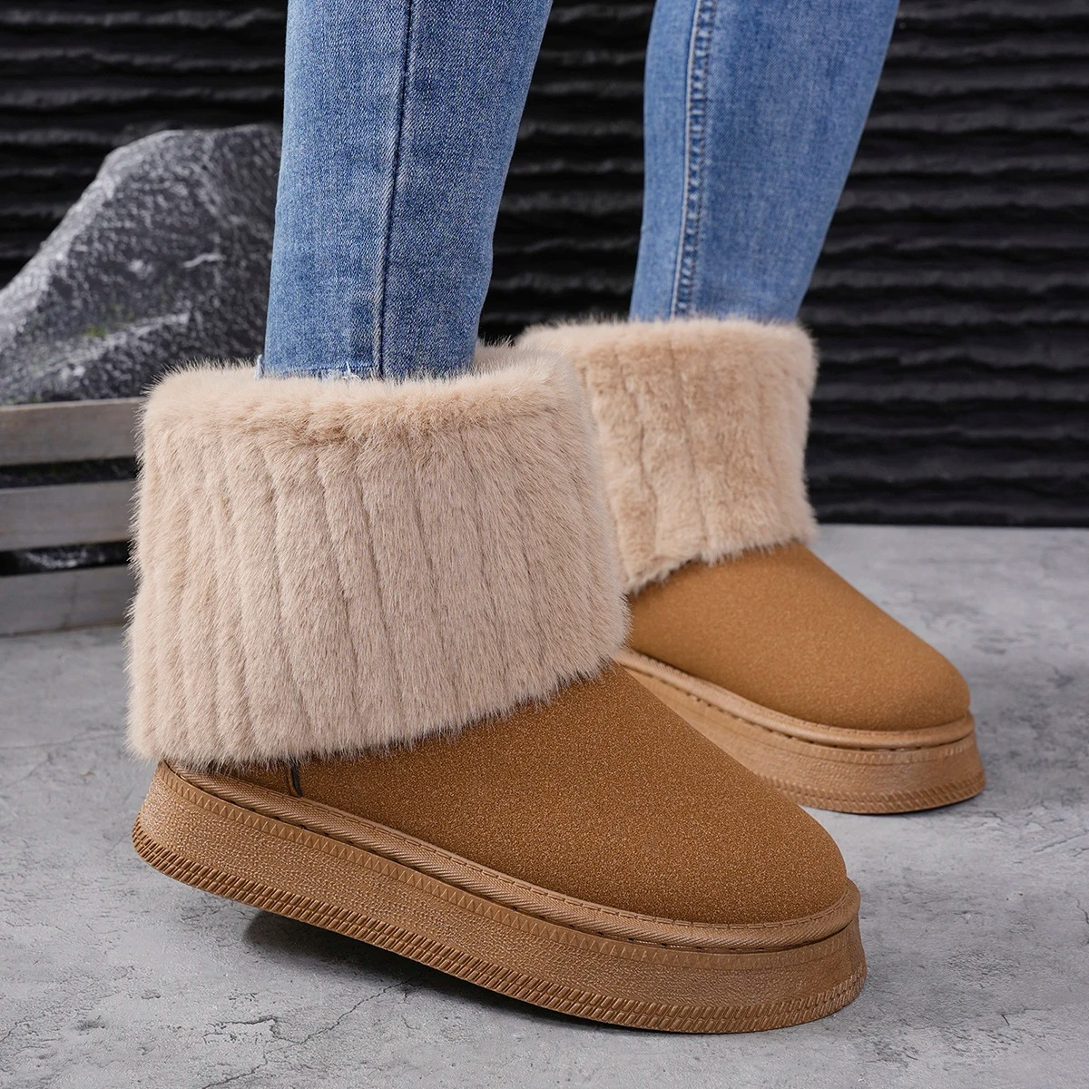 Botas Invierno Forradas Suaves y Estilosas