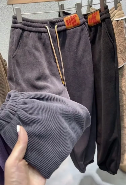 Pantalón Deportivo Felpa Suave Cálido