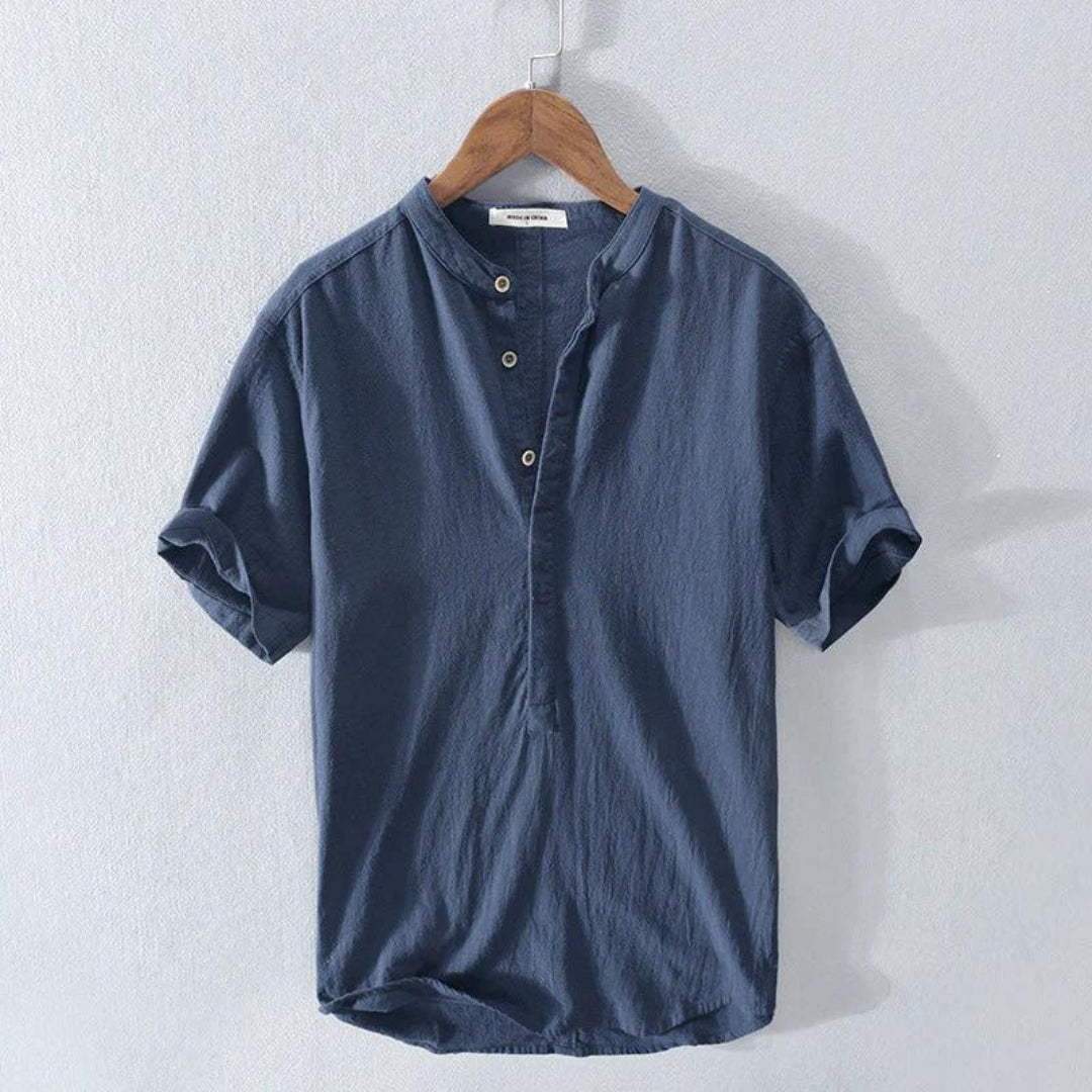 Camisa Hombre Verano Ligera Botones