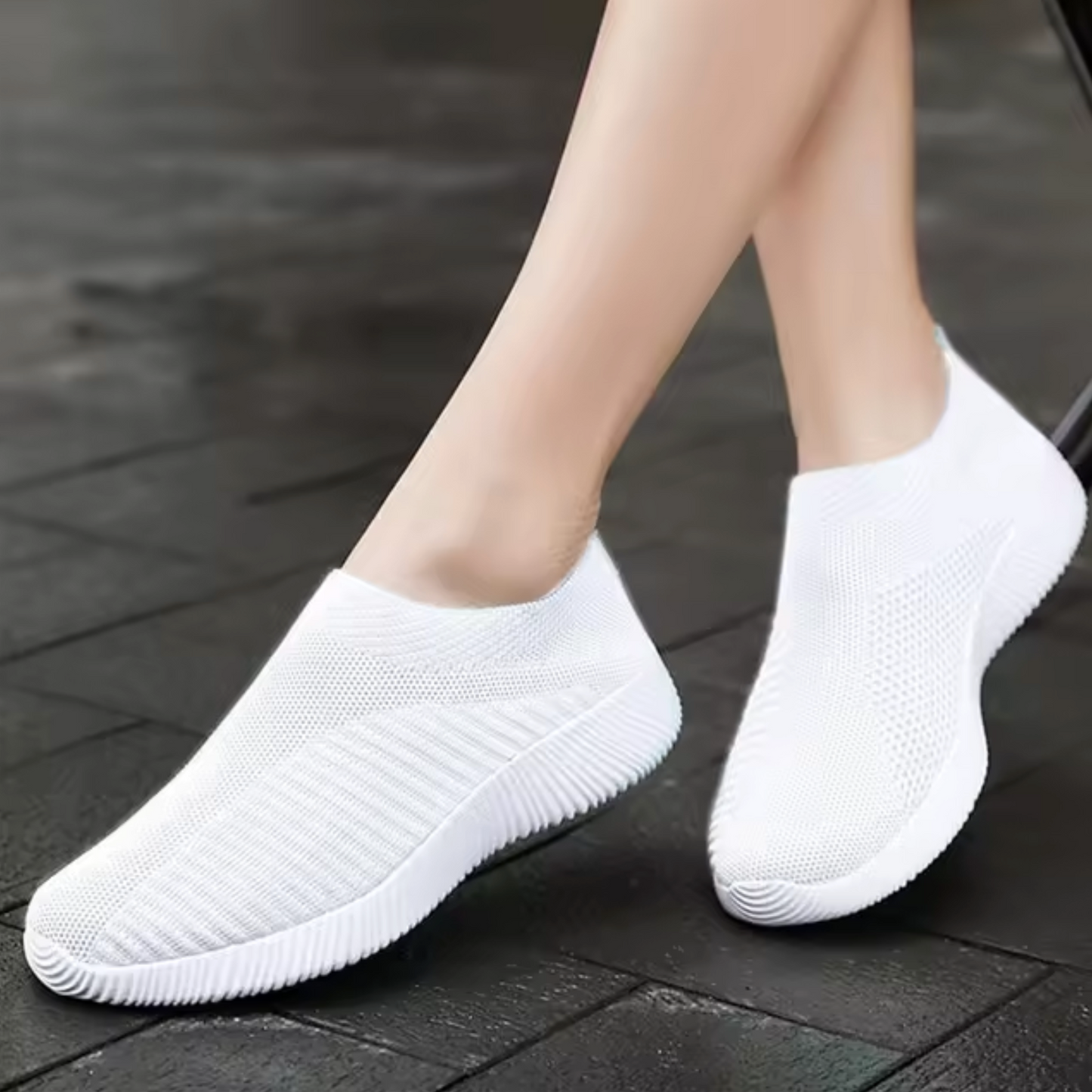 Sandalias Planas Elegantes Sin Cordones