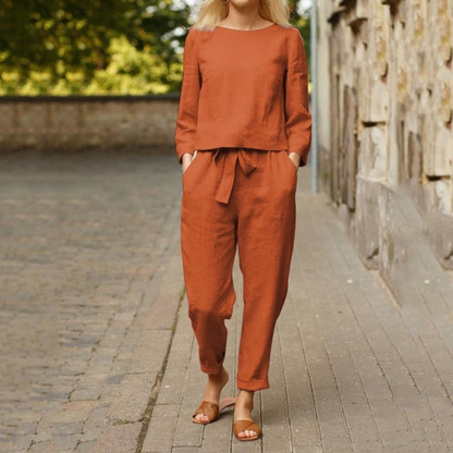 Conjunto Blusa Pantalón Mujer Fresco Verano