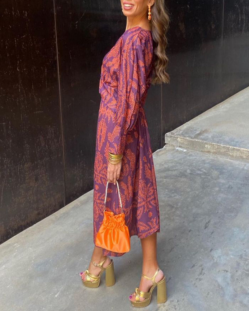 Vestido Largo Mujer Elegante Estilo Clásico