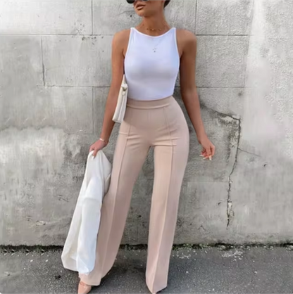 Pantalón Ancho Mujer Informal