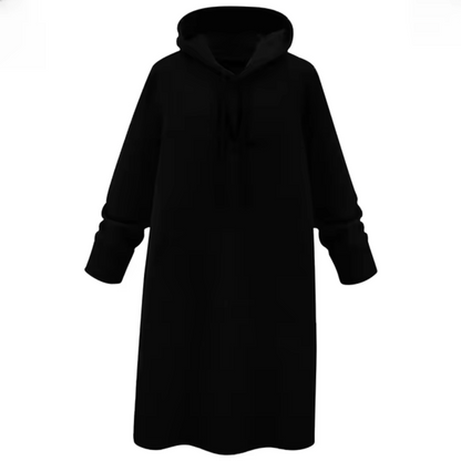 Vestido Capucha Mujer Algodón Cómodo
