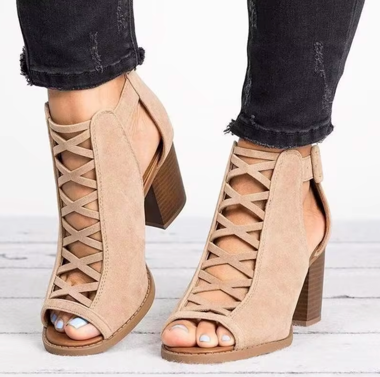 Sandalias de Verano con Cintas Románticas - Vestiria