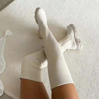 Botas Mujer Altas Elásticas Overknee