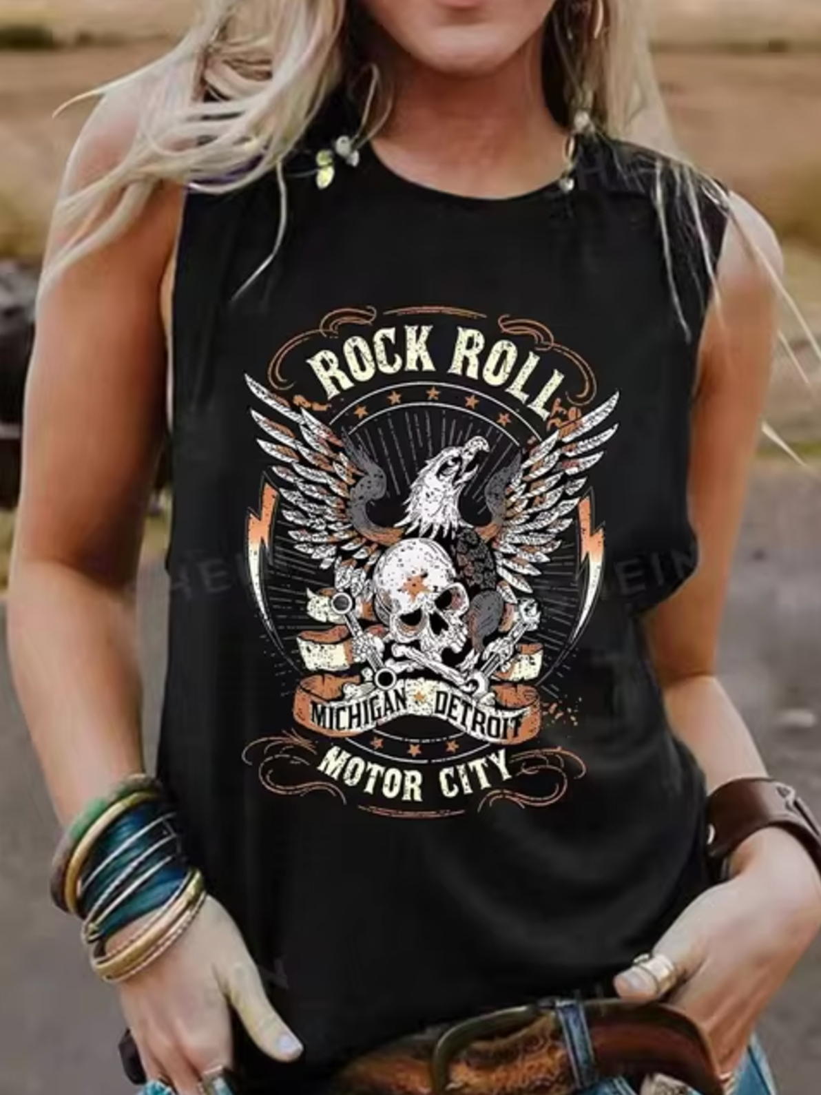 Camiseta Algodón Sin Mangas Verano