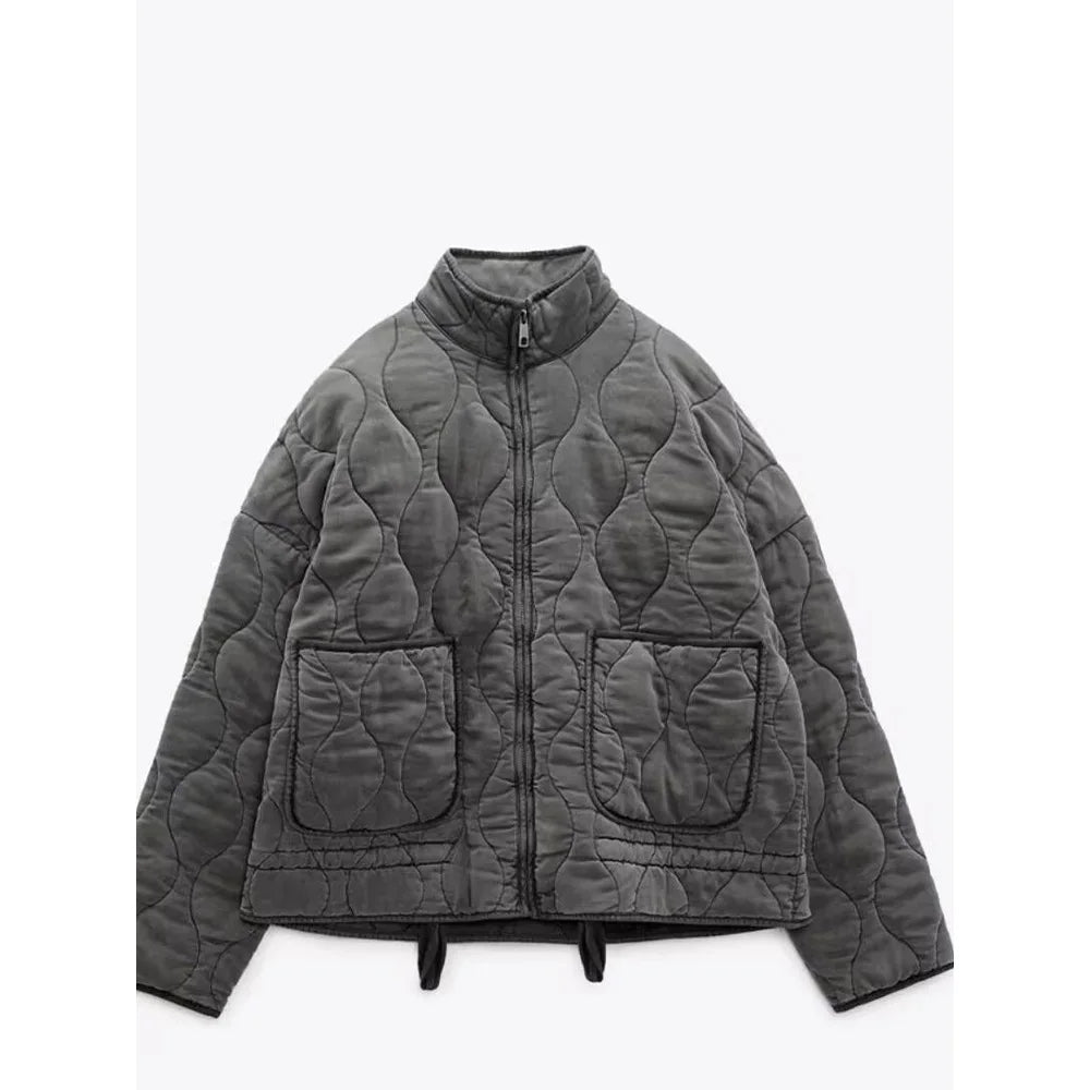 Chaquetón Invierno Acolchado Mujer Diamante