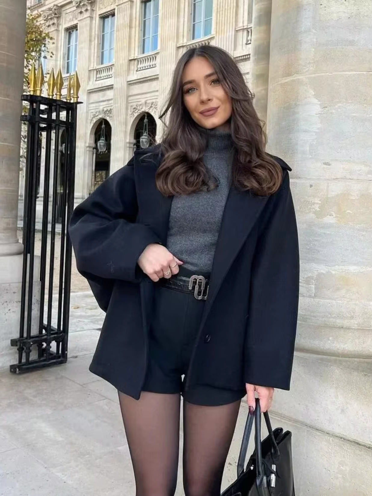 Abrigo Mujer Lana Cálido Elegante - Vestiria
