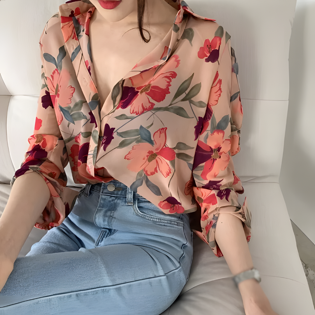 Blusa Elegante Mujer Color Vino