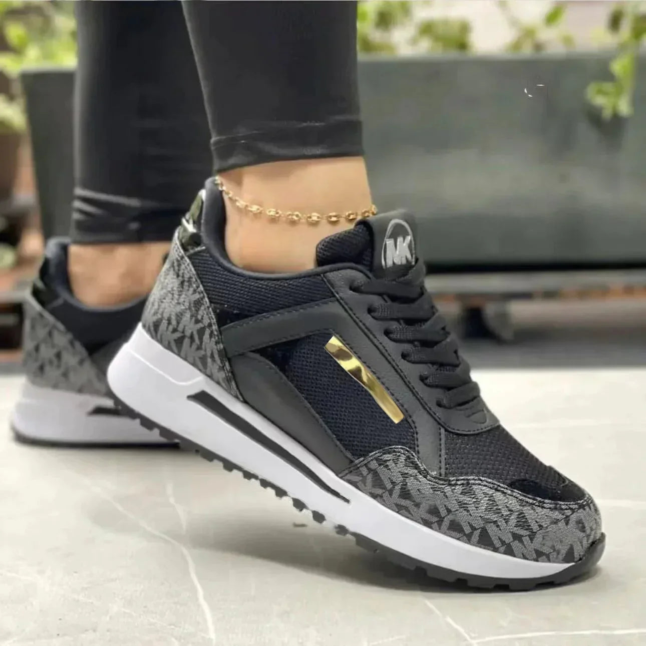 Zapatillas Deportivas con Cuña Transpirable