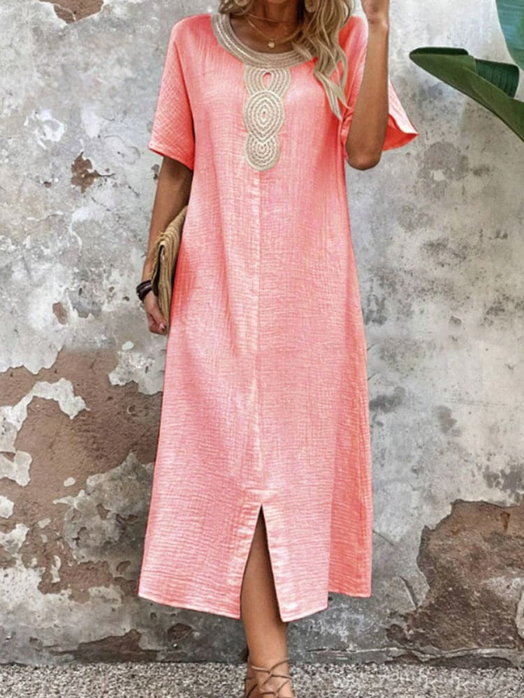 Vestido Largo Elegante Verano - Vestiria