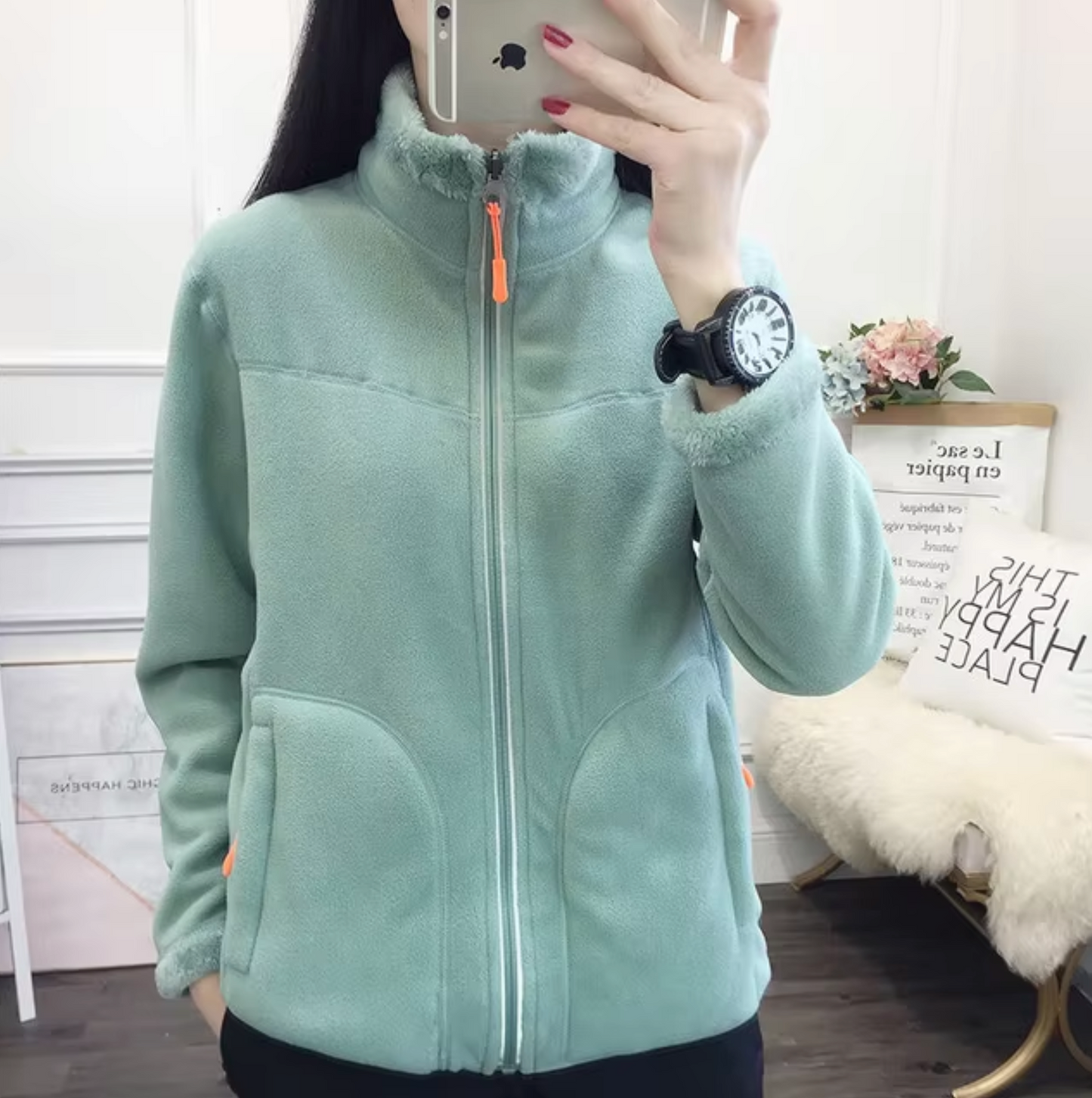 Chaqueta Polar Reversible Única