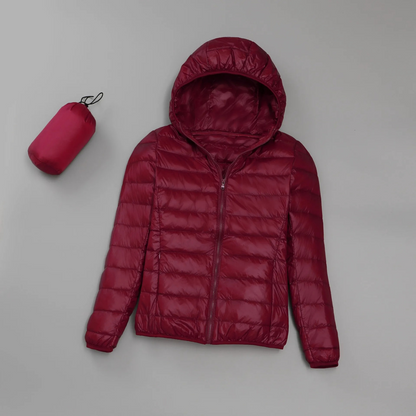 Chaquetón Invierno Mujer Acolchado Con Capucha