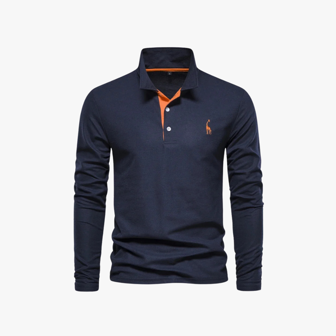 Polo Hombre Cuello Alto Ajustado