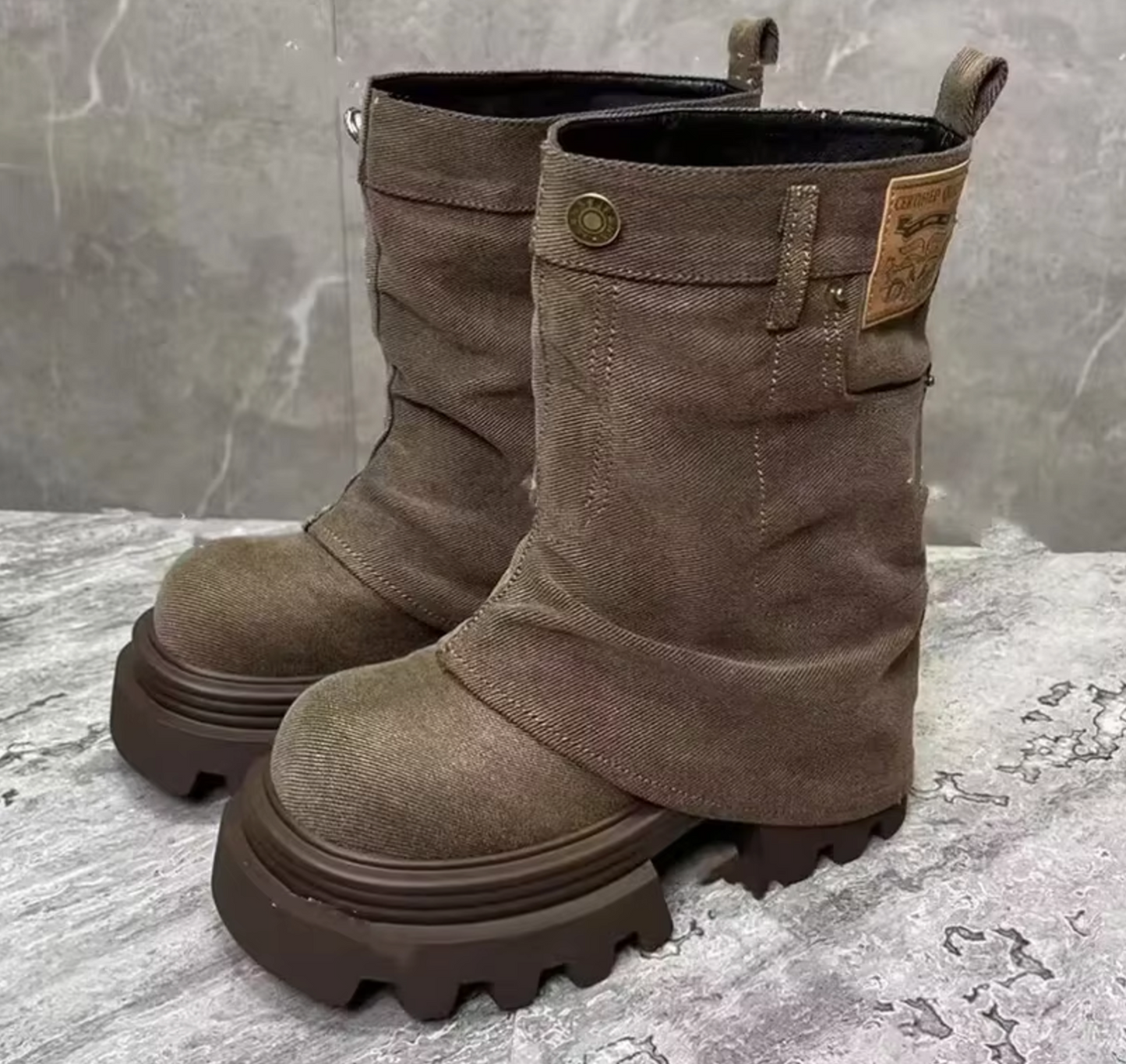Botas Vaqueras Mujer Medias Modernas