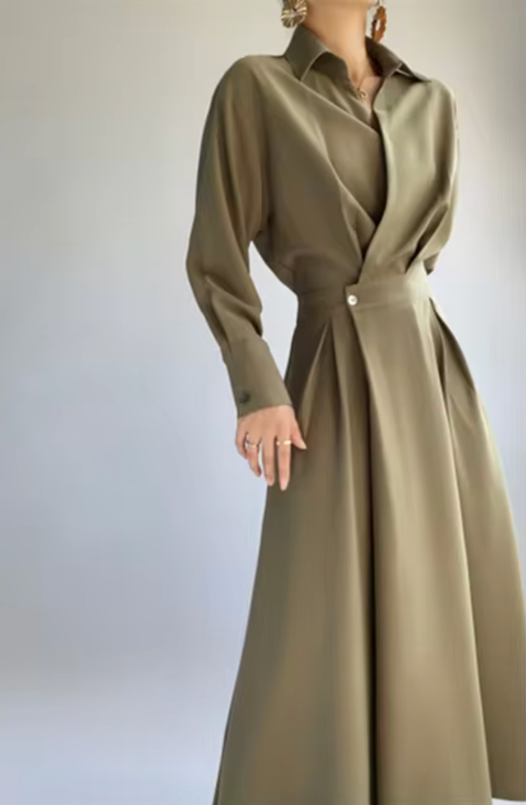 Vestido Mujer Manga Larga Estiloso - Vestiria