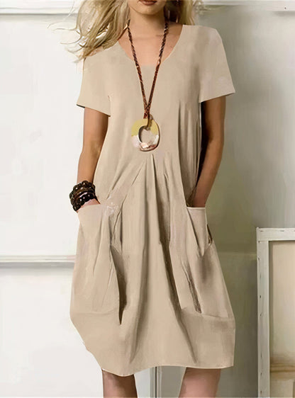 Vestido Ligero Verano Manga Corta
