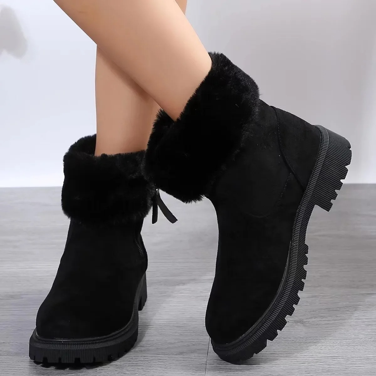 Botas Invierno Aislantes Impermeables Puntera Redonda