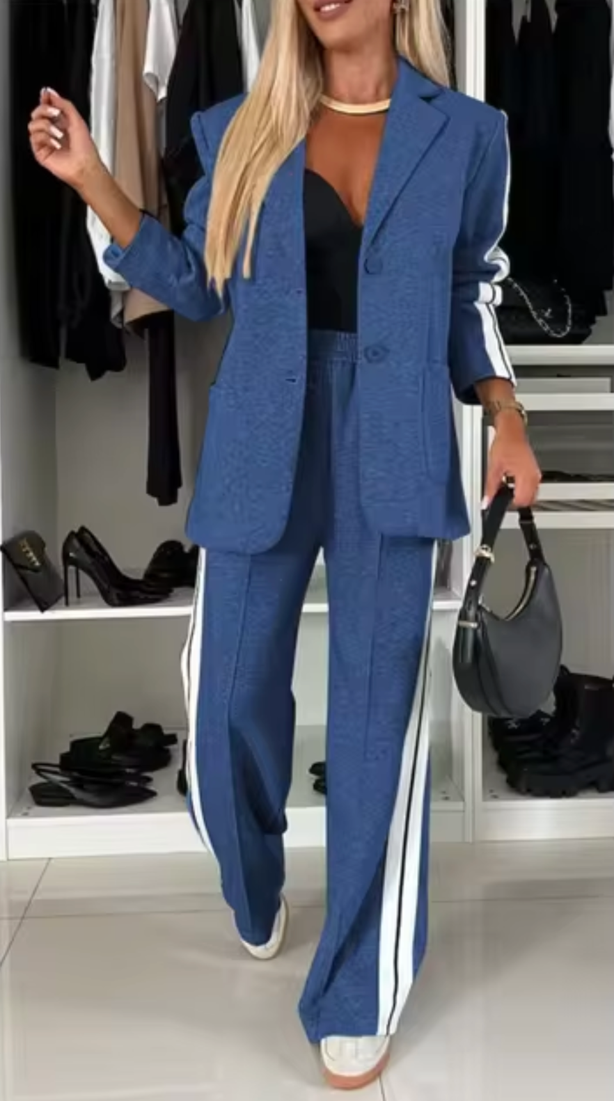 Traje Mujer Clásico Algodón Elegante