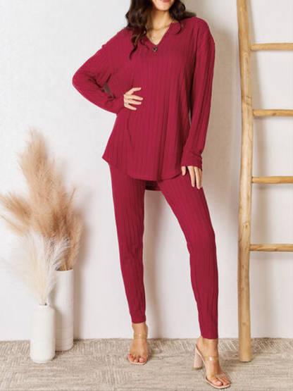 Conjunto Jersey Cálido y Pantalón Suave