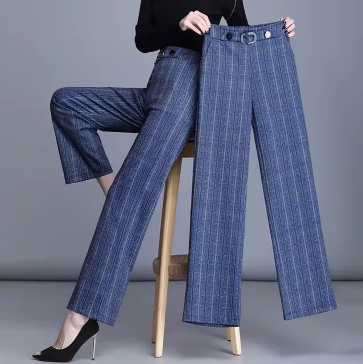 Pantalones Mujer Rectos y Amplios