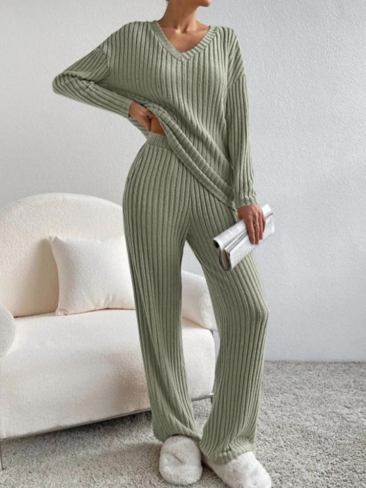 Juego Deportivo Mujer Suéter y Pantalón Cálido