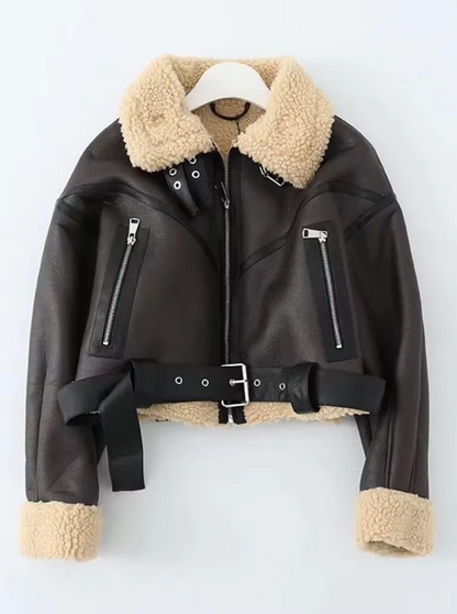 Chaquetón Cuero Invierno Abribuenos