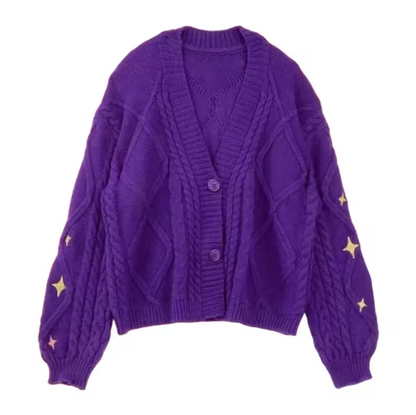Jersey Punto Clásico Vintage Mujer