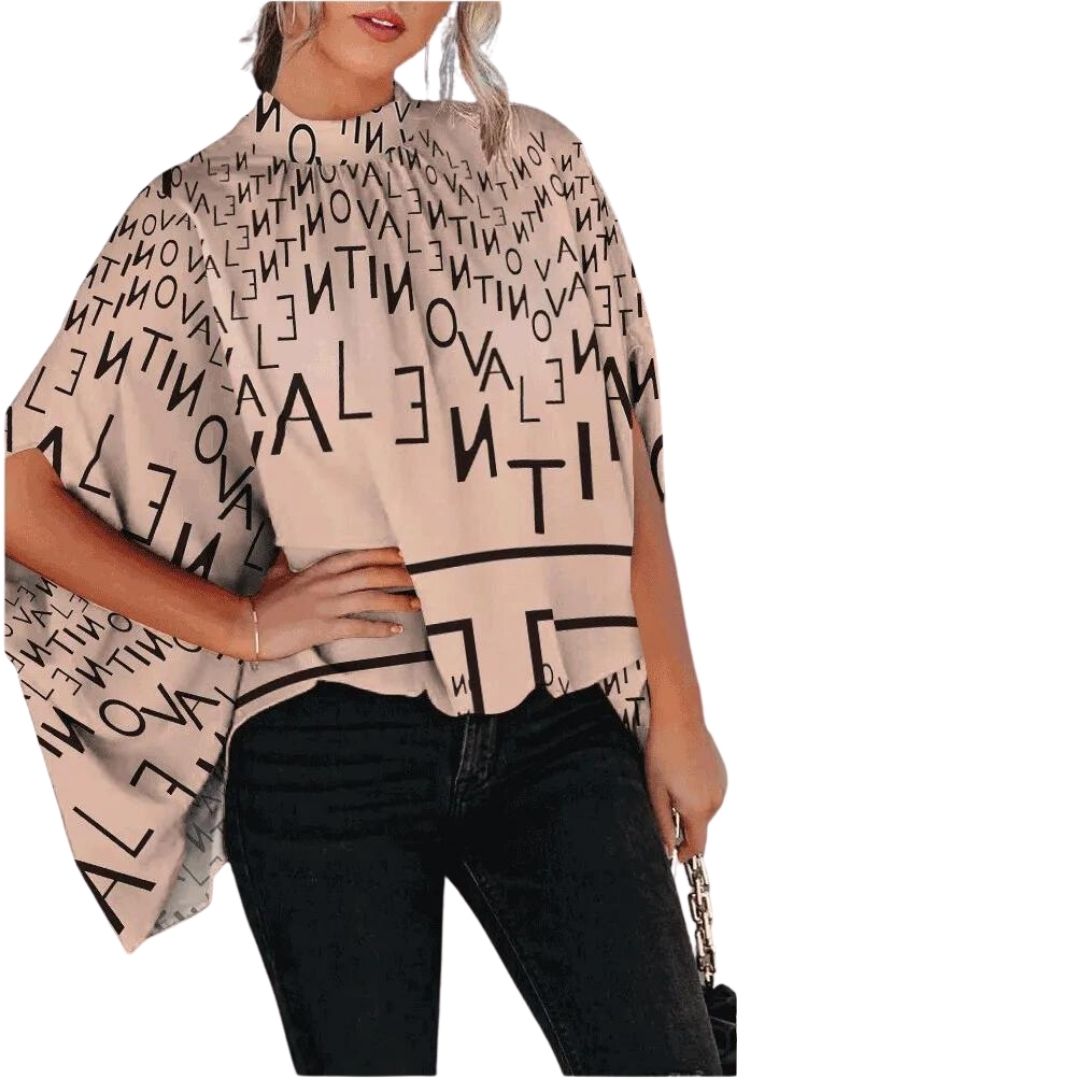 Blusa Estampada Moderna Mujer