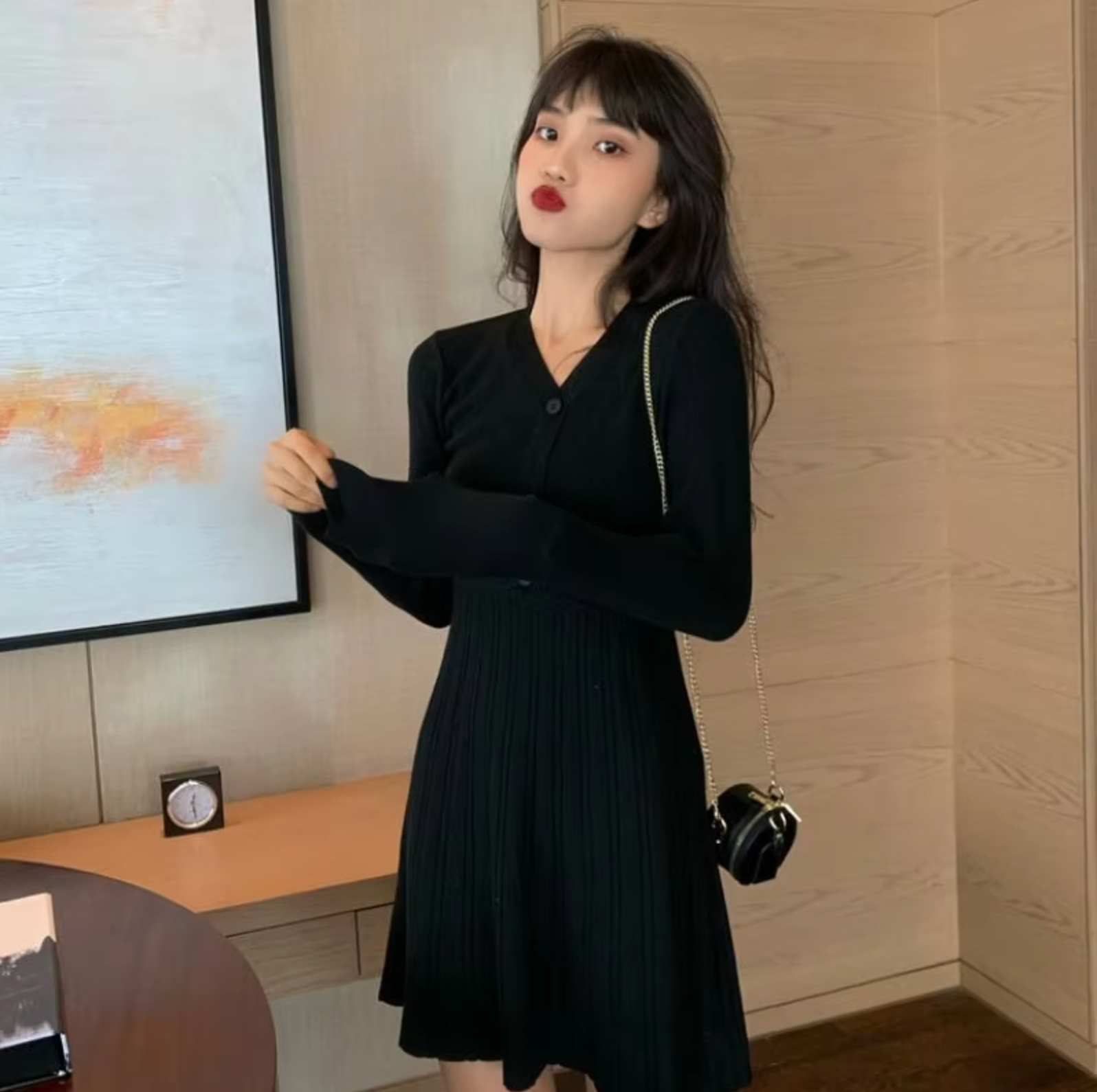 Vestido Corto Punto Femenino Casual - Vestiria