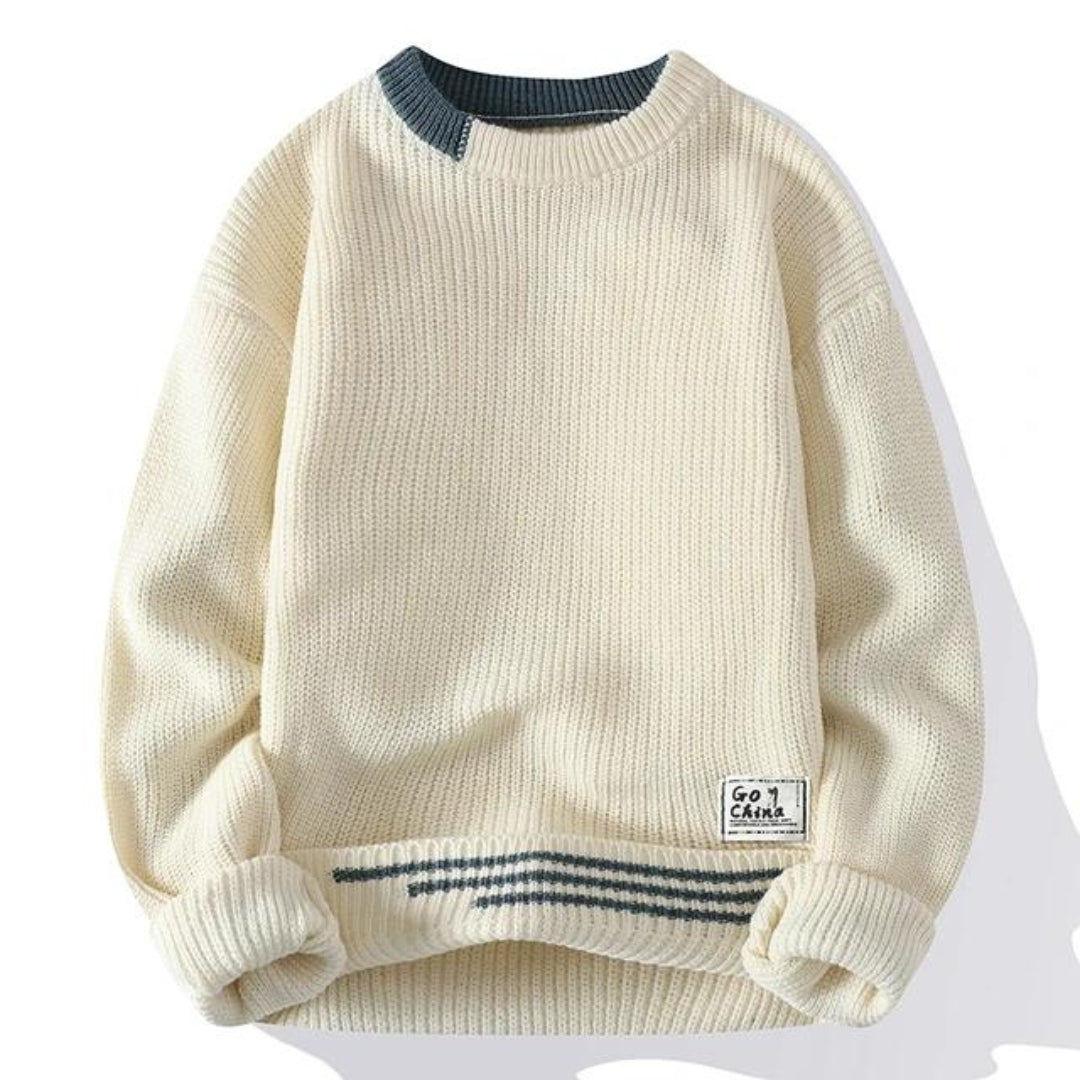 Sudadera de punto cálido para hombre - Vestiria