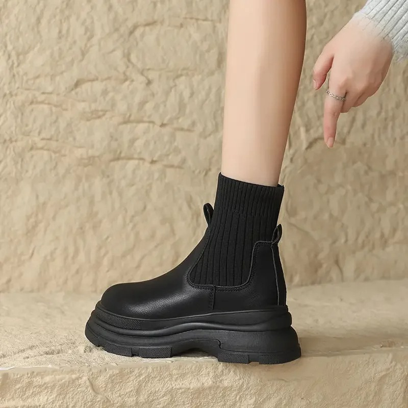 Botas Chelsea Mujer Elásticas Comfort