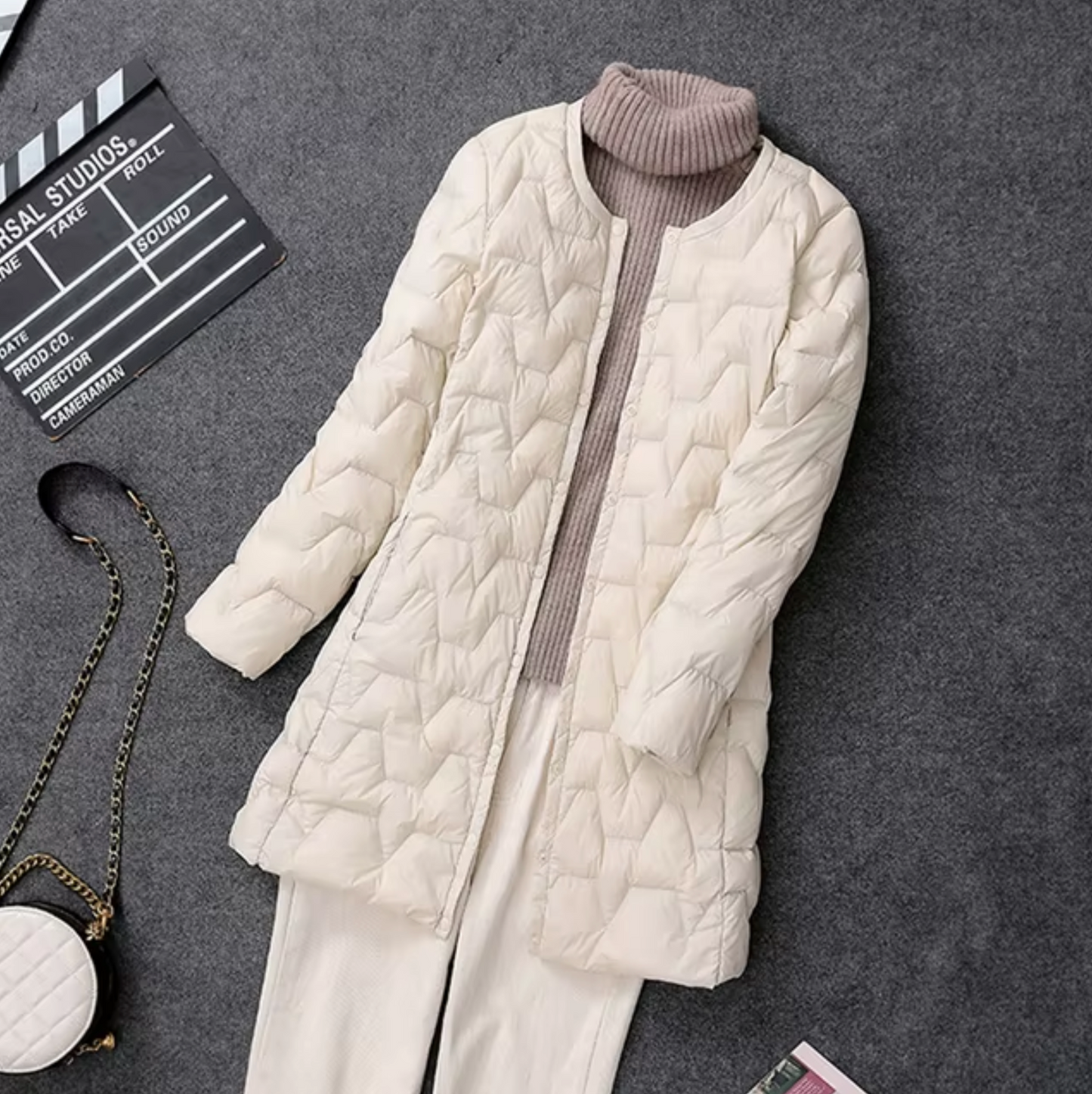 Chaqueta Acolchada Estilo Invernal