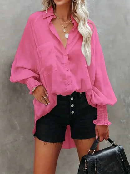 Blusa Polo Mujer Manga Larga Clásica