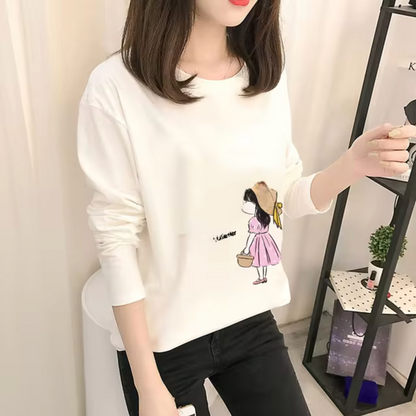 Camisa Mujer Algodón Blanco Elegante - Vestiria