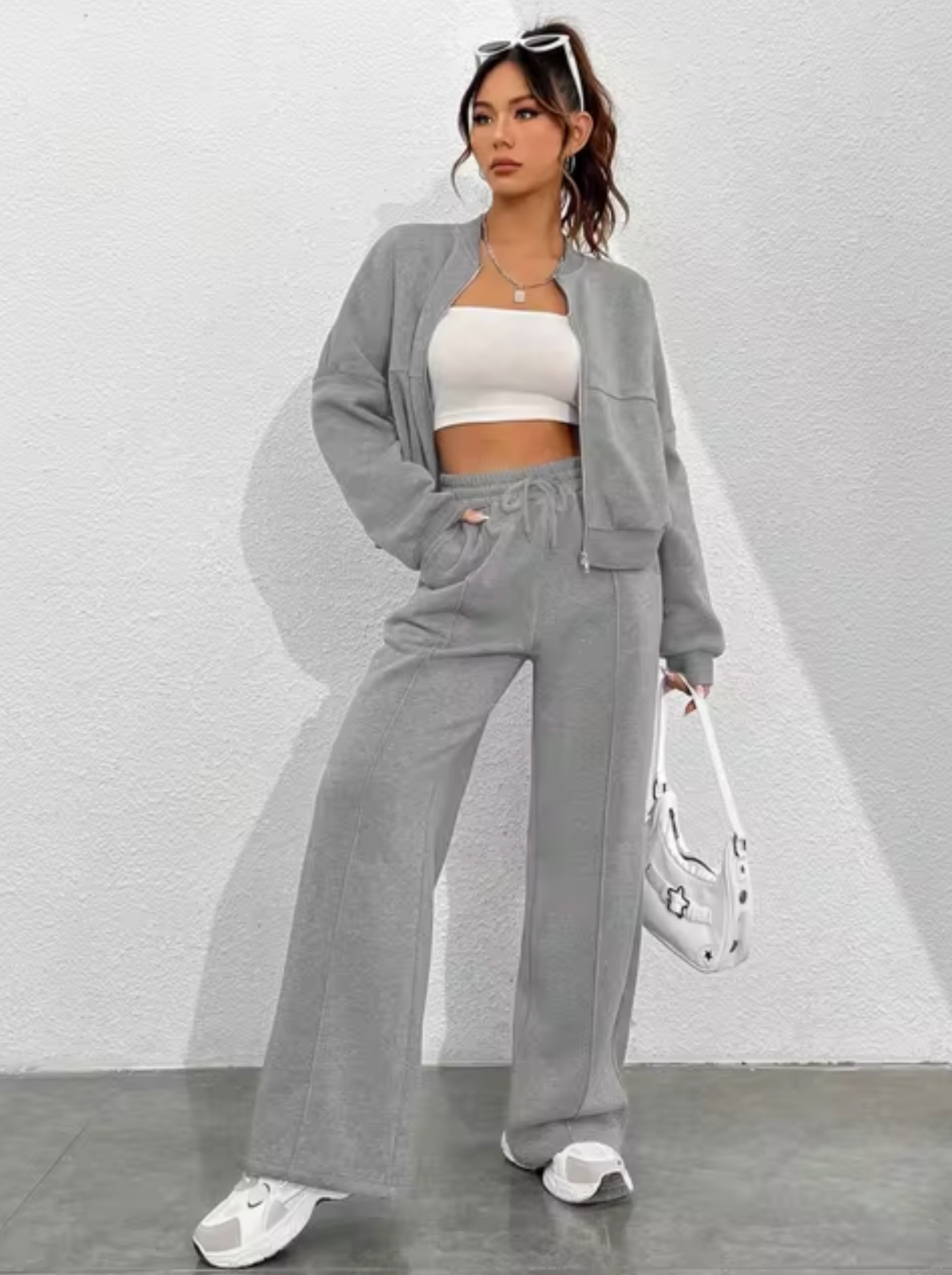 Conjunto Deportivo Mujer Algodón Cálido