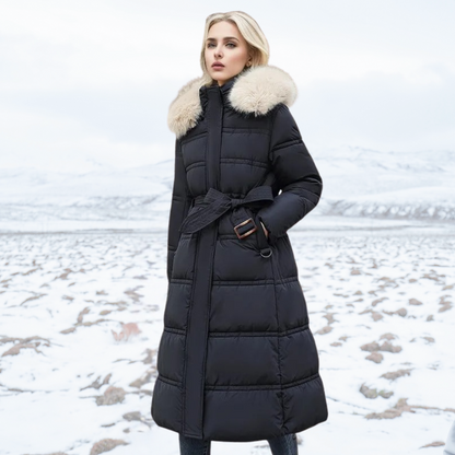 Chaqueta Acolchada Mujer Cuello Alto Invierno