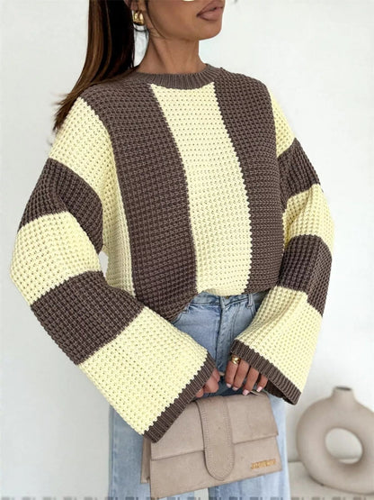Jersey de Manga Larga Rayado Estilo Clásico