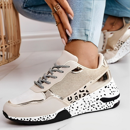 Zapatillas cómodas para mujer con suela flexible y soporte arco