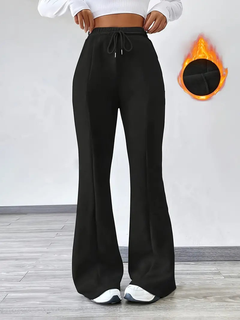 Pantalón Deportivo Ancho de Algodón Suave