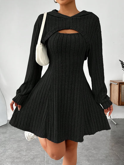 Vestido Dos Piezas Chic Acanalado Mujer