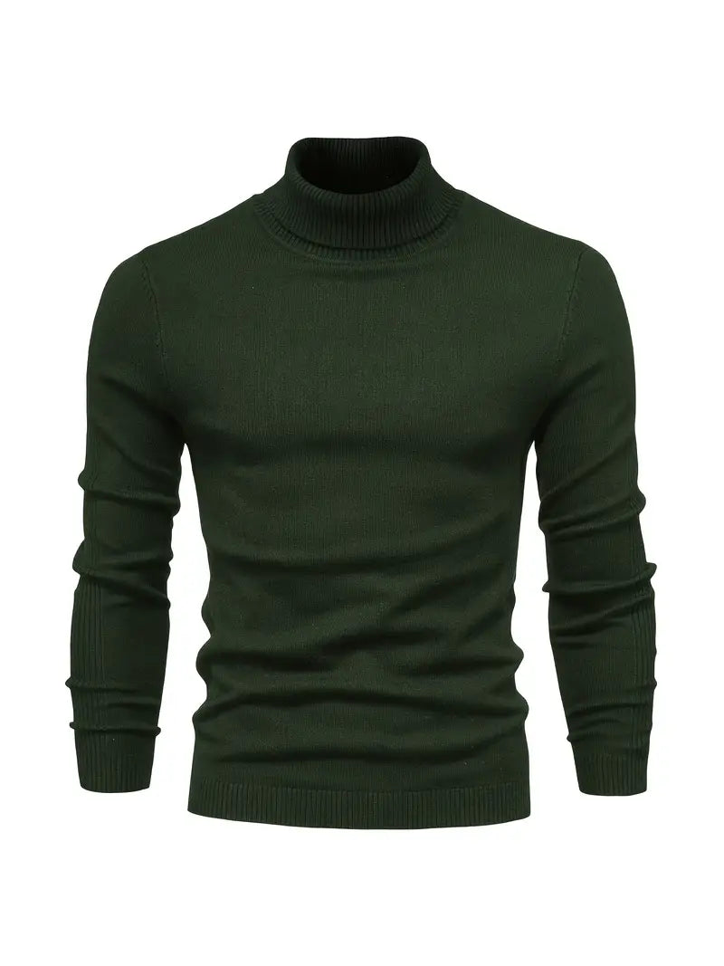 Suéter Hombre Cuello Alto Estrecho